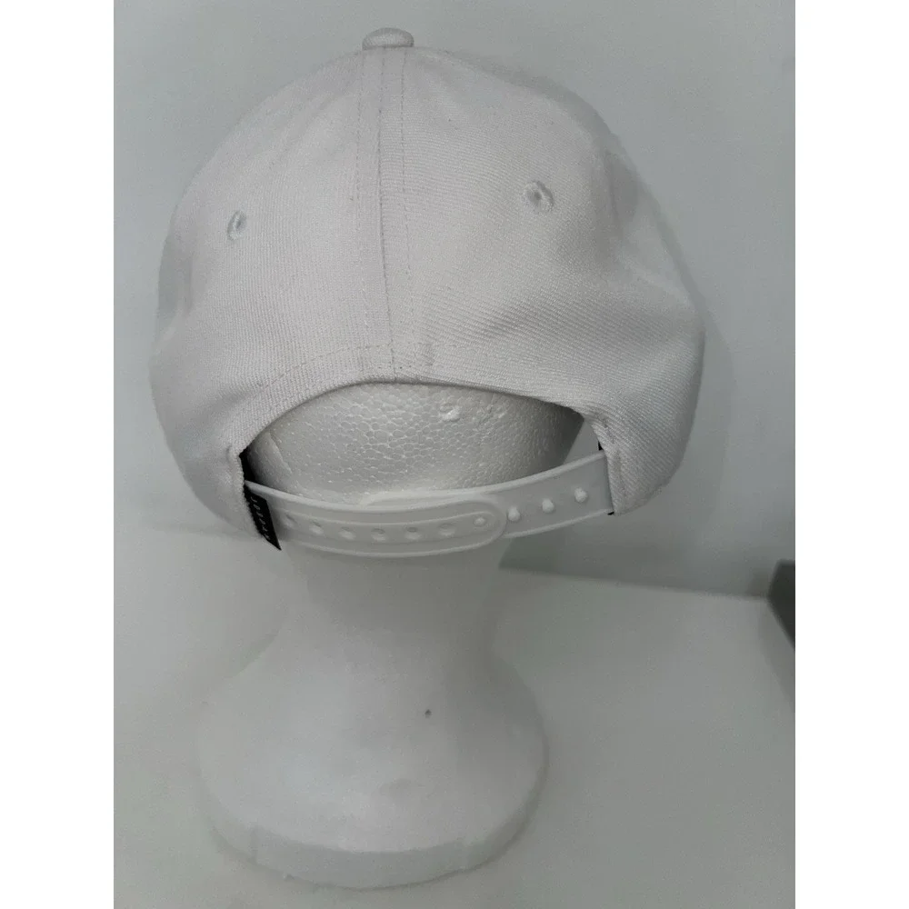 (8)Nike Air Jordan Kids Hat White Snapback Cap Jumpman  Boys Logo Size 8-20